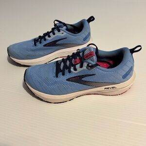 Brooks Revel 6 Women's Running Shoes Size 10 Light Blue Pink Marina Lilac Rose